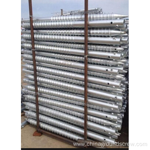 Hot Dip Galvanized Ground Screw Pile Screw Anchor